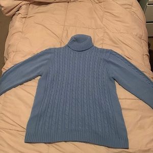 Vintage Penmans XL cable knit light blue sweater